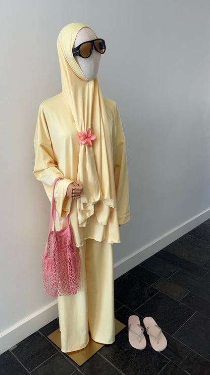BURKINI 3 PIECE YELLOW
