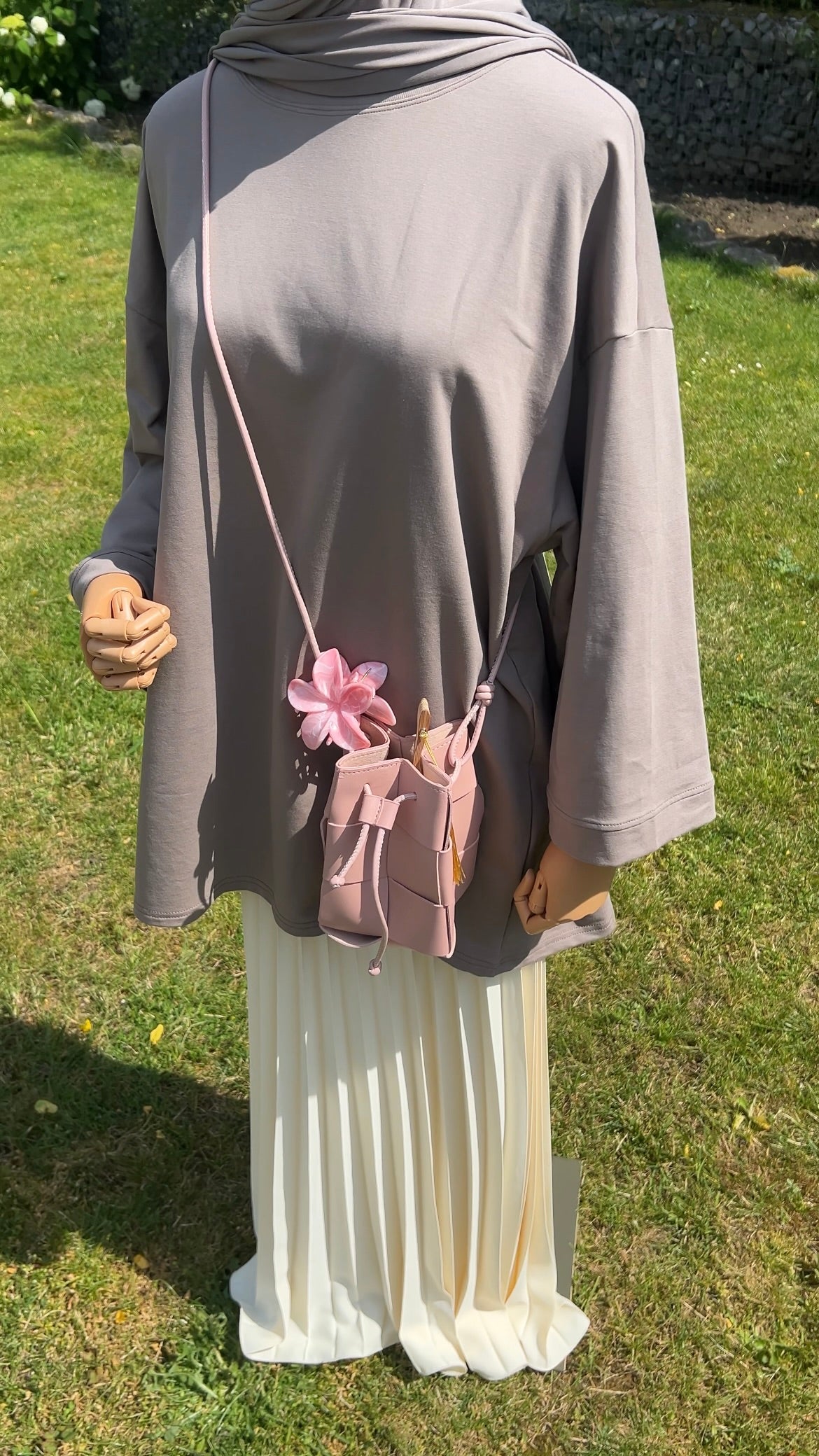 COTTON LONGSLEEVE TAUPE
