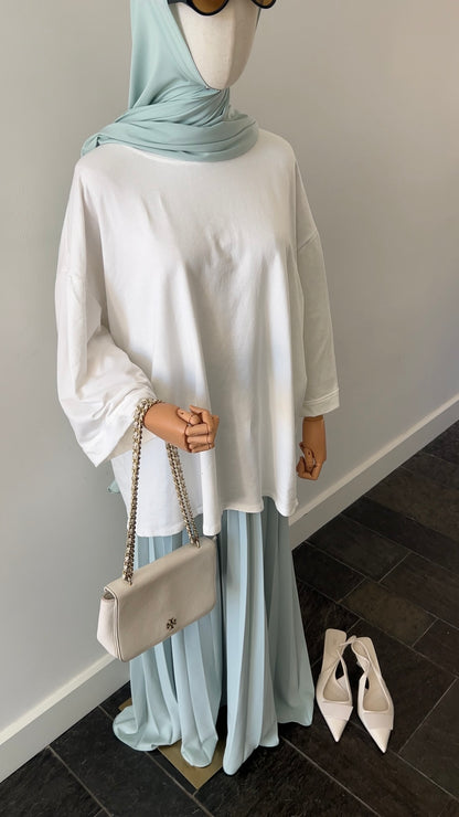 PLISSÉ SKIRT MINT