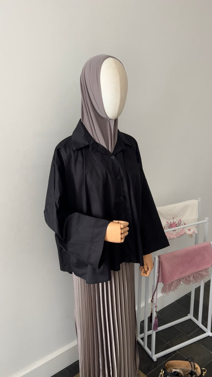 OVERSIZED SHIRT BLACK
