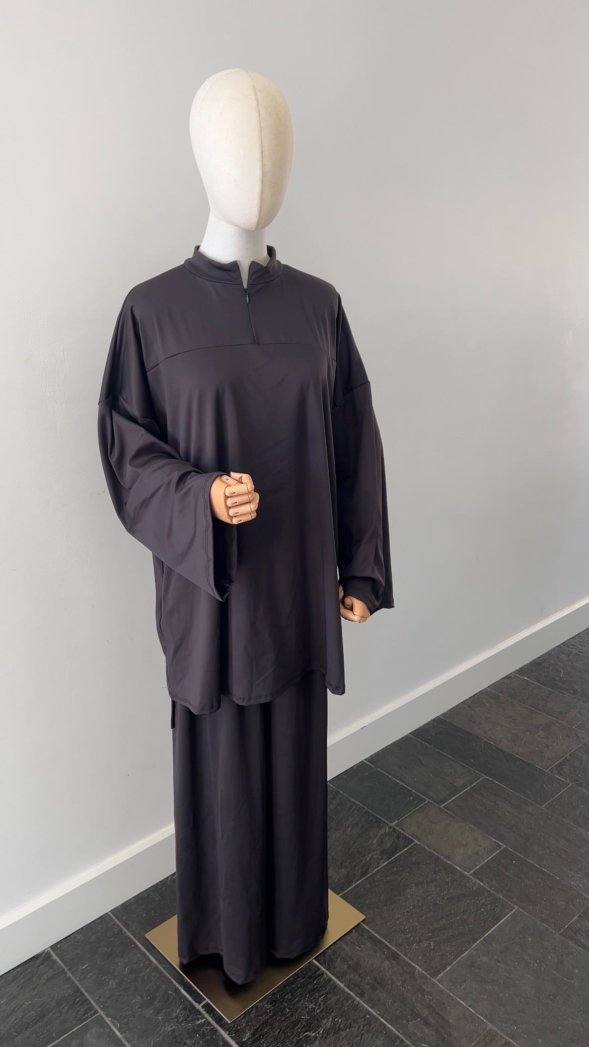 ZIP BURKINI BLACK