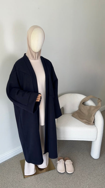 OVERSIZED COAT NAVY