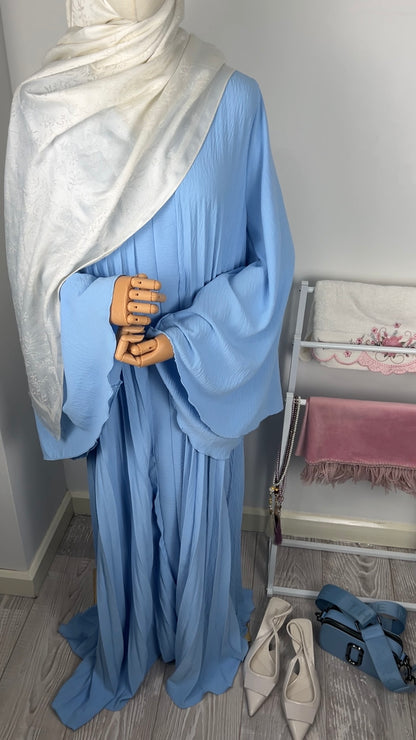 BABYBLUE PLEATED DRESS