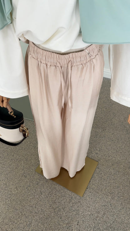 EVERYDAY VISCOSE PANTS BEIGE