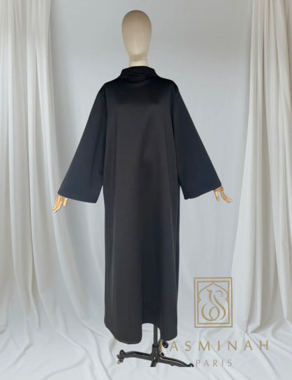 Comfy jersey dress with pockets (Brown, taupe, beige, black)