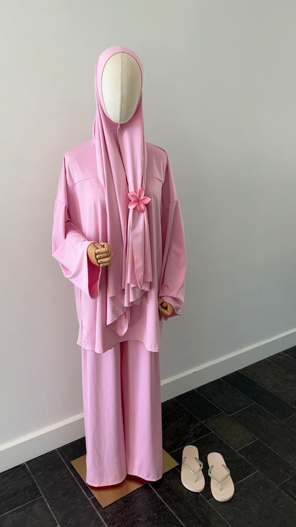 ZIP BURKINI PINK