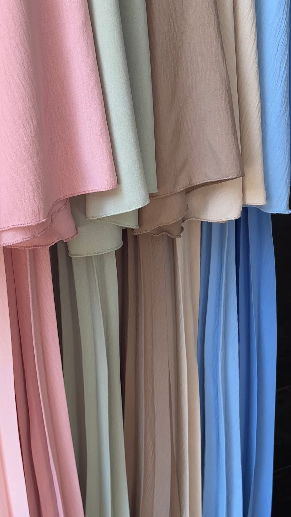 BABYBLUE PLEATED DRESS
