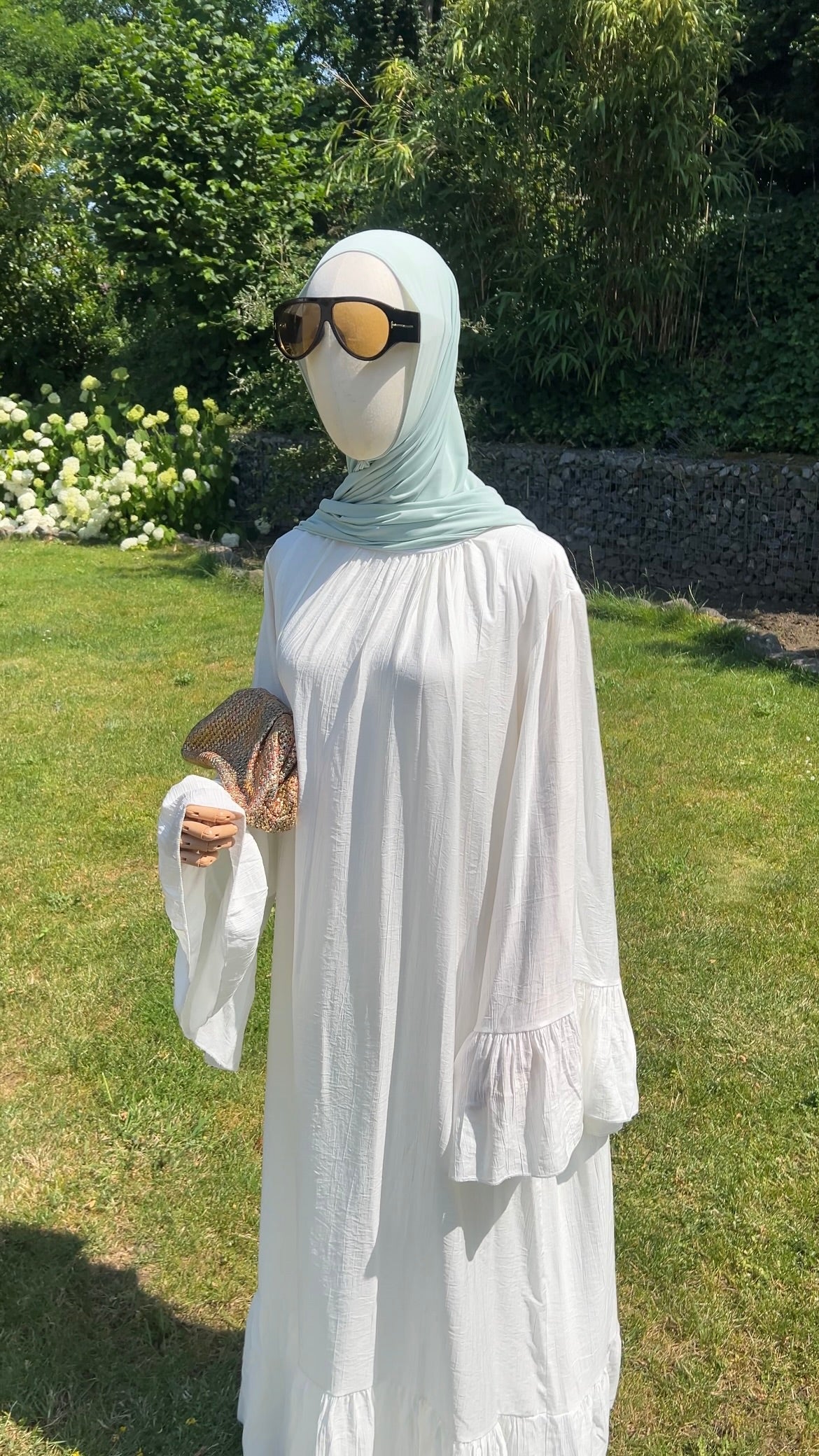 AIRY DRESS WHITE