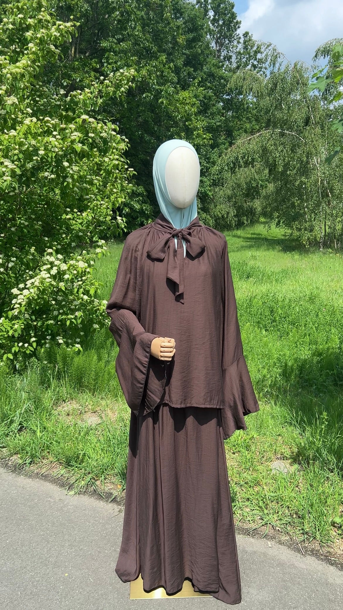 AIRY SET DARK BROWN