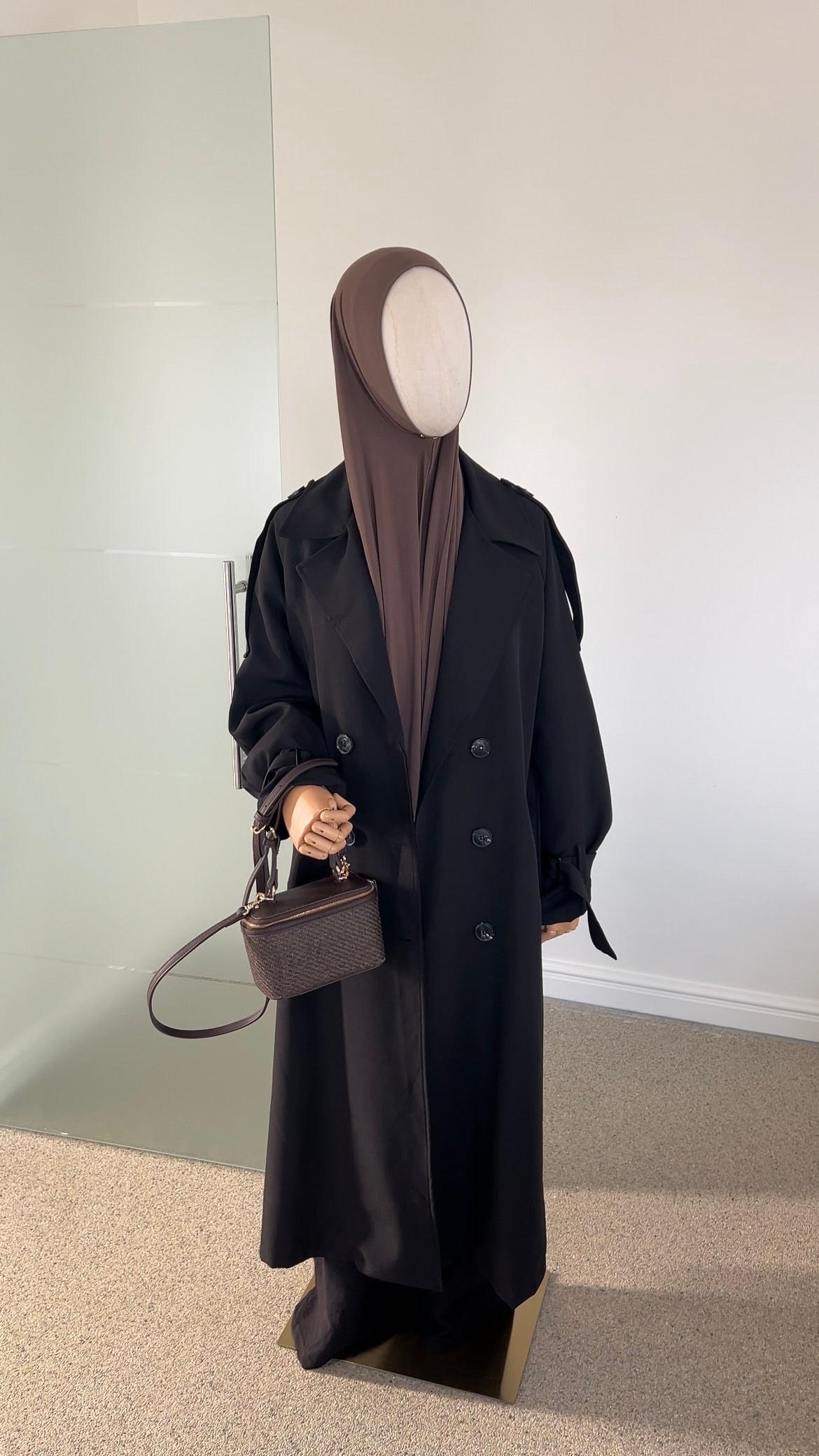 TRENCH COAT BLACK