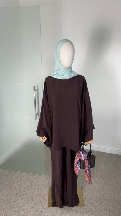 ELEGANCE SET DARK BROWN