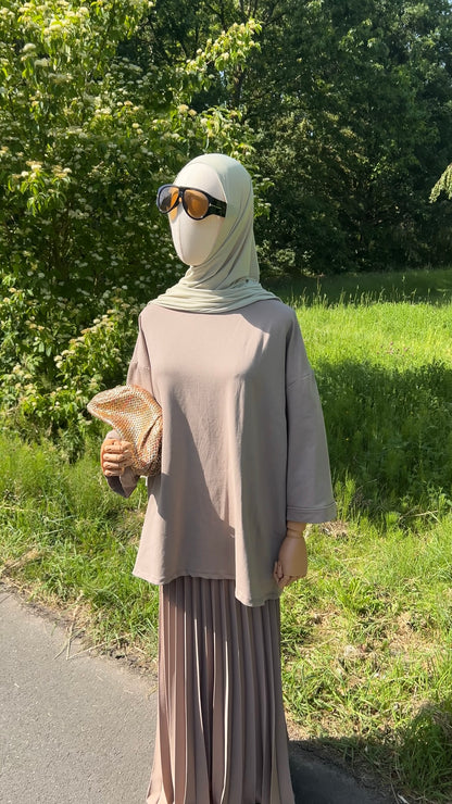 COTTON LONGSLEEVE TAUPE
