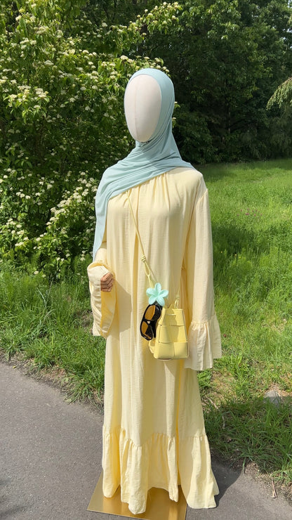 AIRY DRESS YELLOW (RESTOCKING SOON)