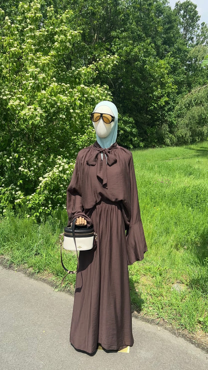 AIRY SET DARK BROWN