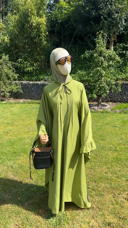 BUTTERFLY DRESS OLIVE