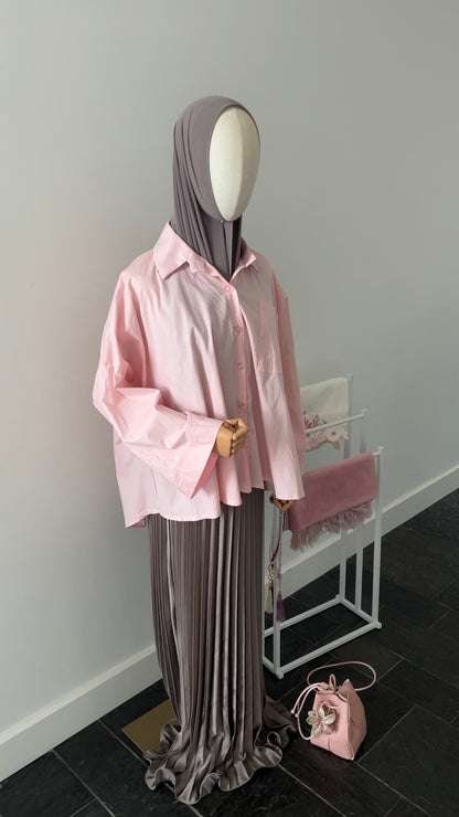 OVERSIZED SHIRT PINK