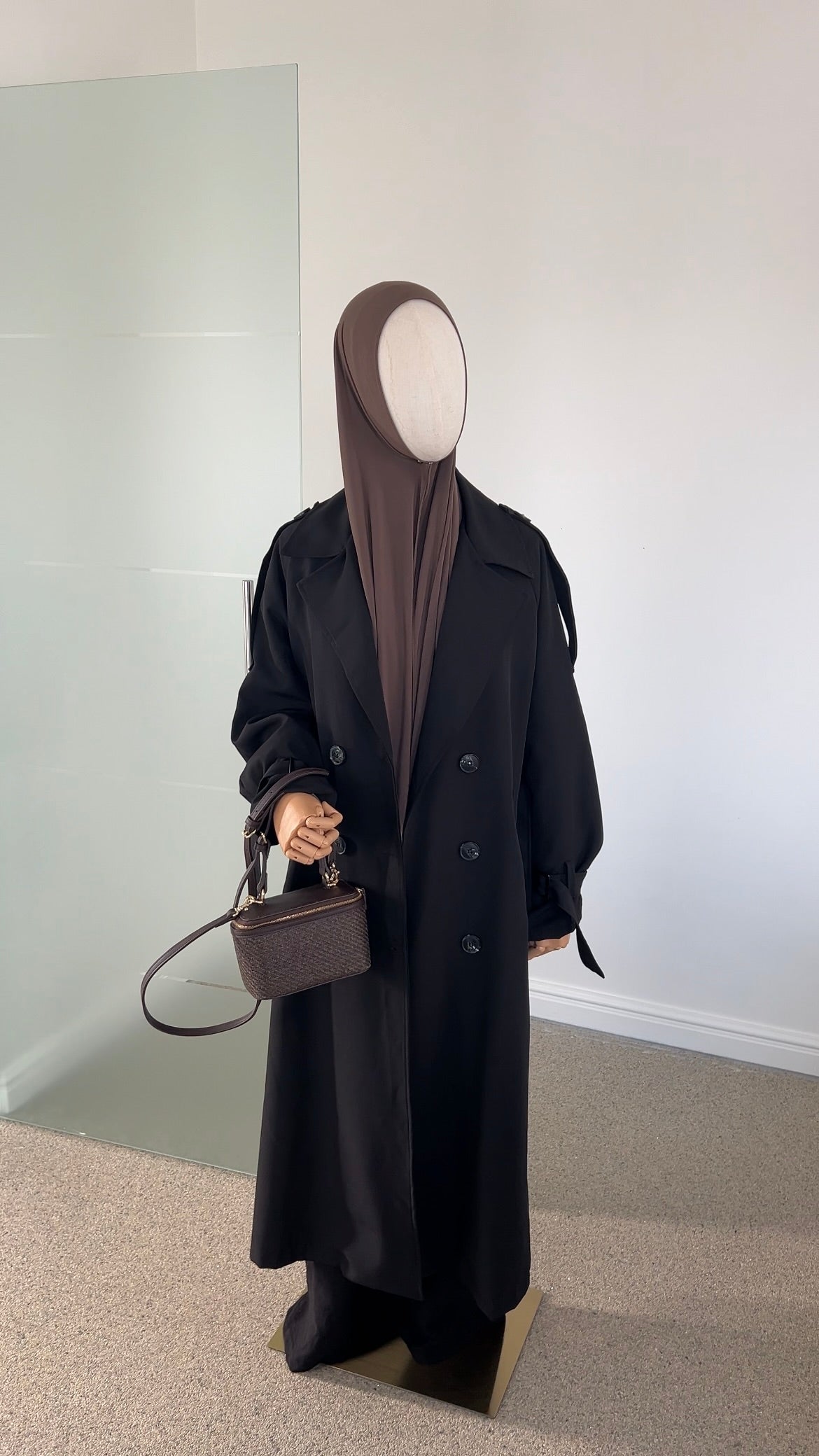 TRENCH COAT BLACK