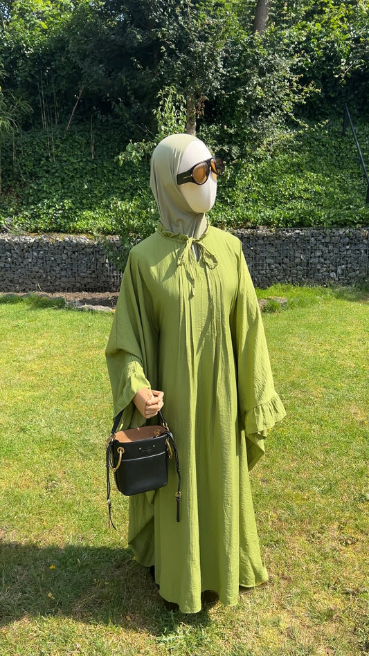BUTTERFLY DRESS OLIVE