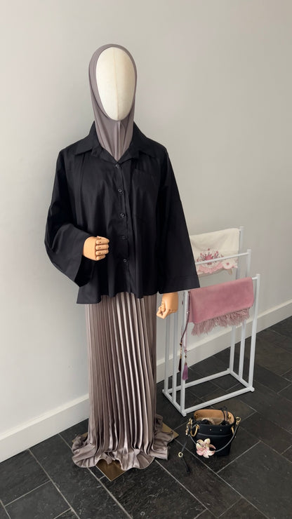 OVERSIZED SHIRT BLACK