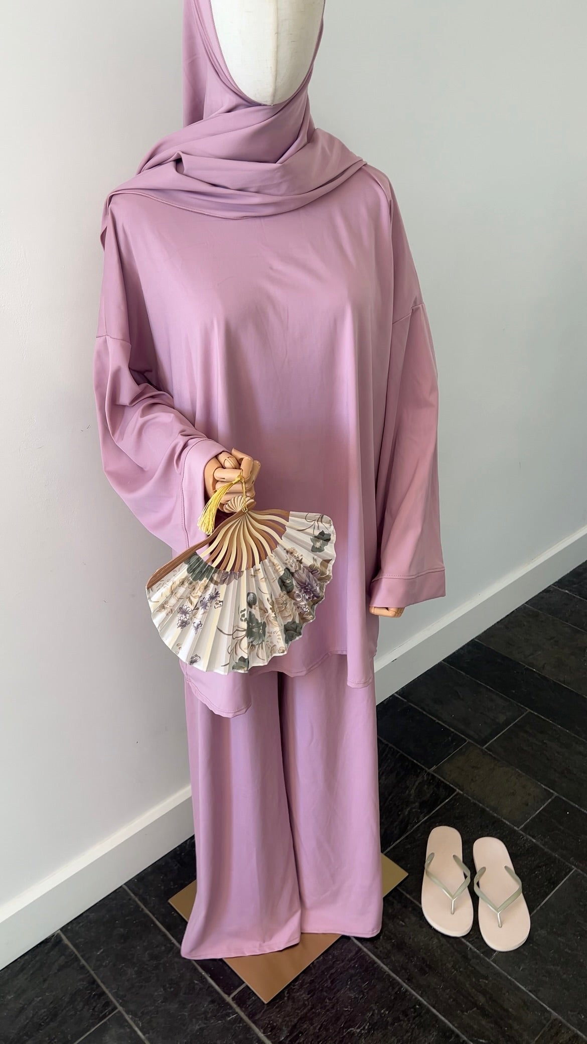 BURKINI 3 PIECE ROSE