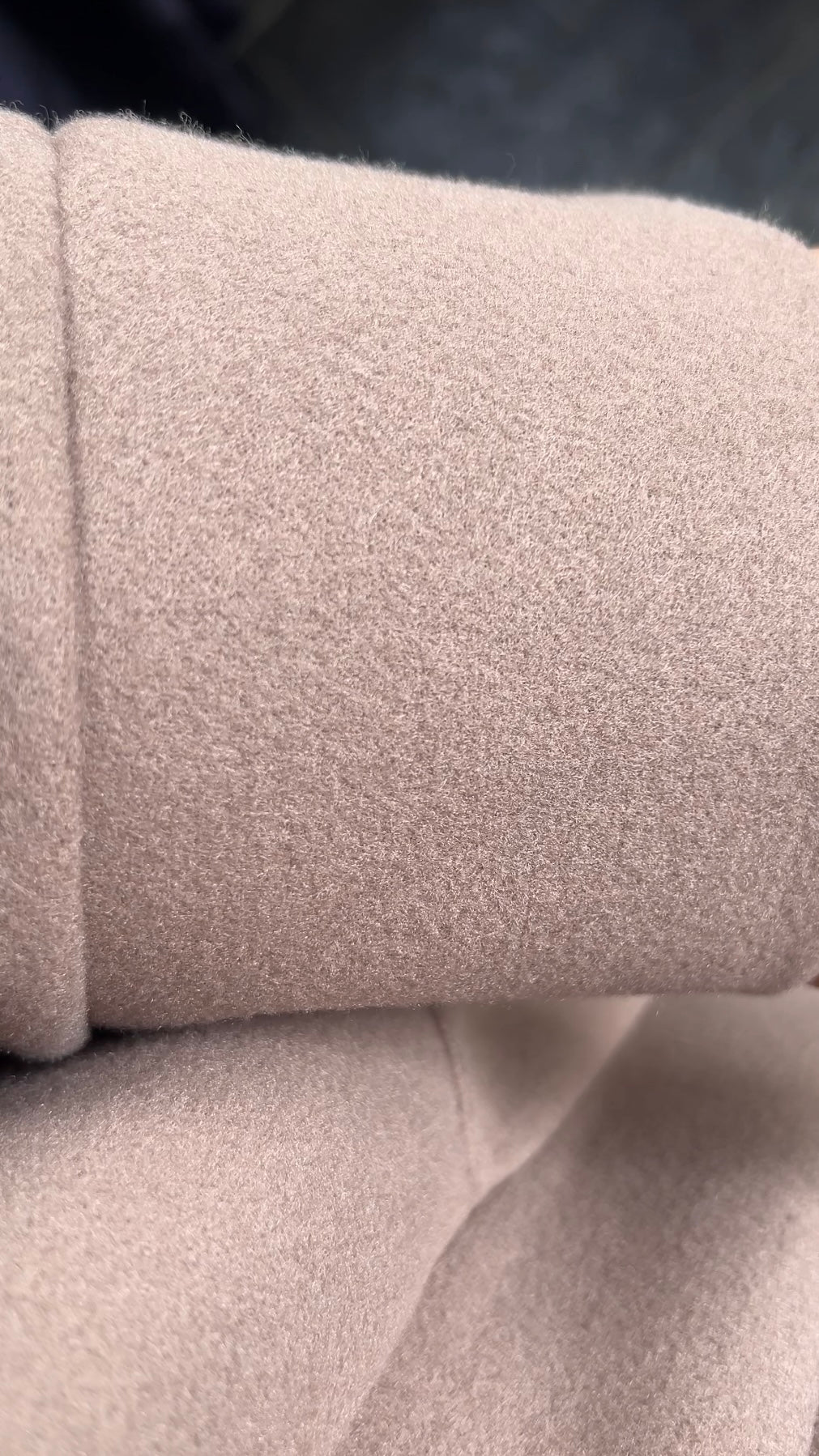 LIGHT TAUPE OVERSIZED COAT