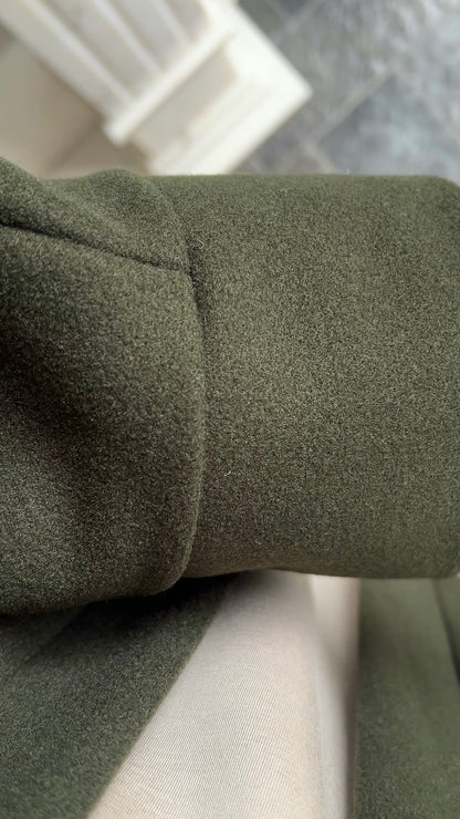 KHAKI OVERSIZED COAT