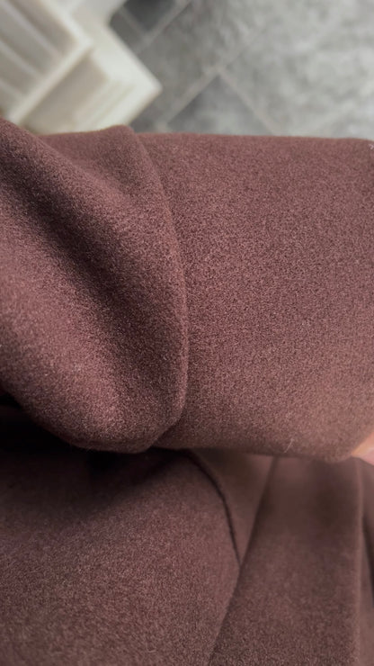 BROWN OVERSIZED COAT