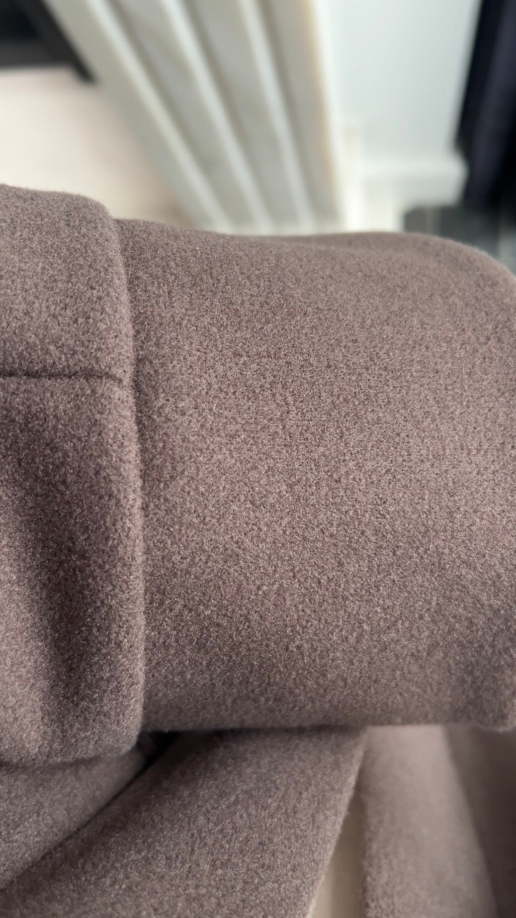 DARK TAUPE OVERSIZED COAT