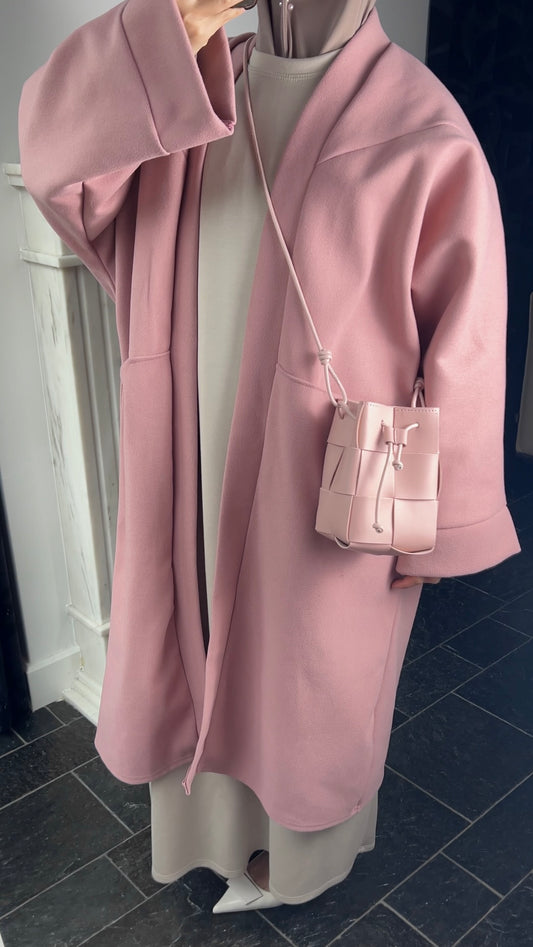 PINK OVERSIZED COAT