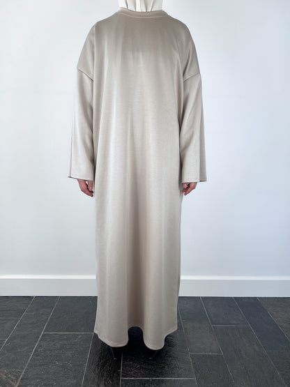 BEIGE ESSENTIAL DRESS