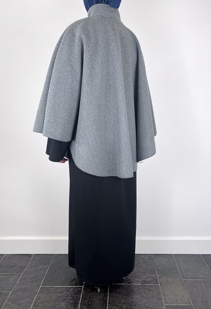 GREY BELT PONCHO
