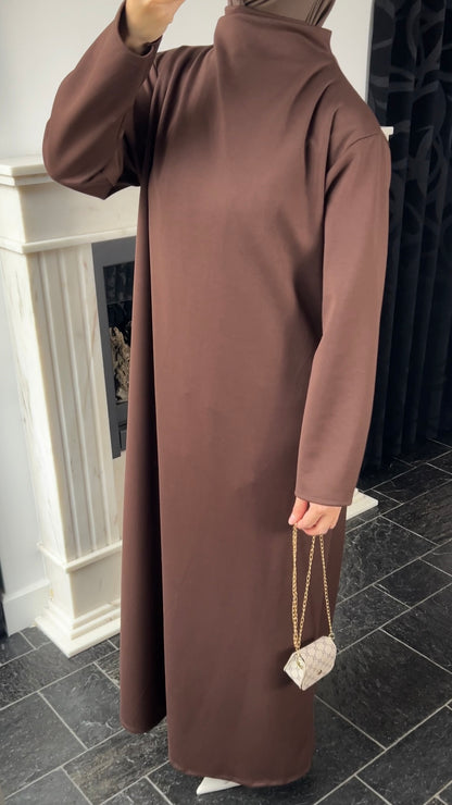 CHOCO COMFY JERSEY DRESS