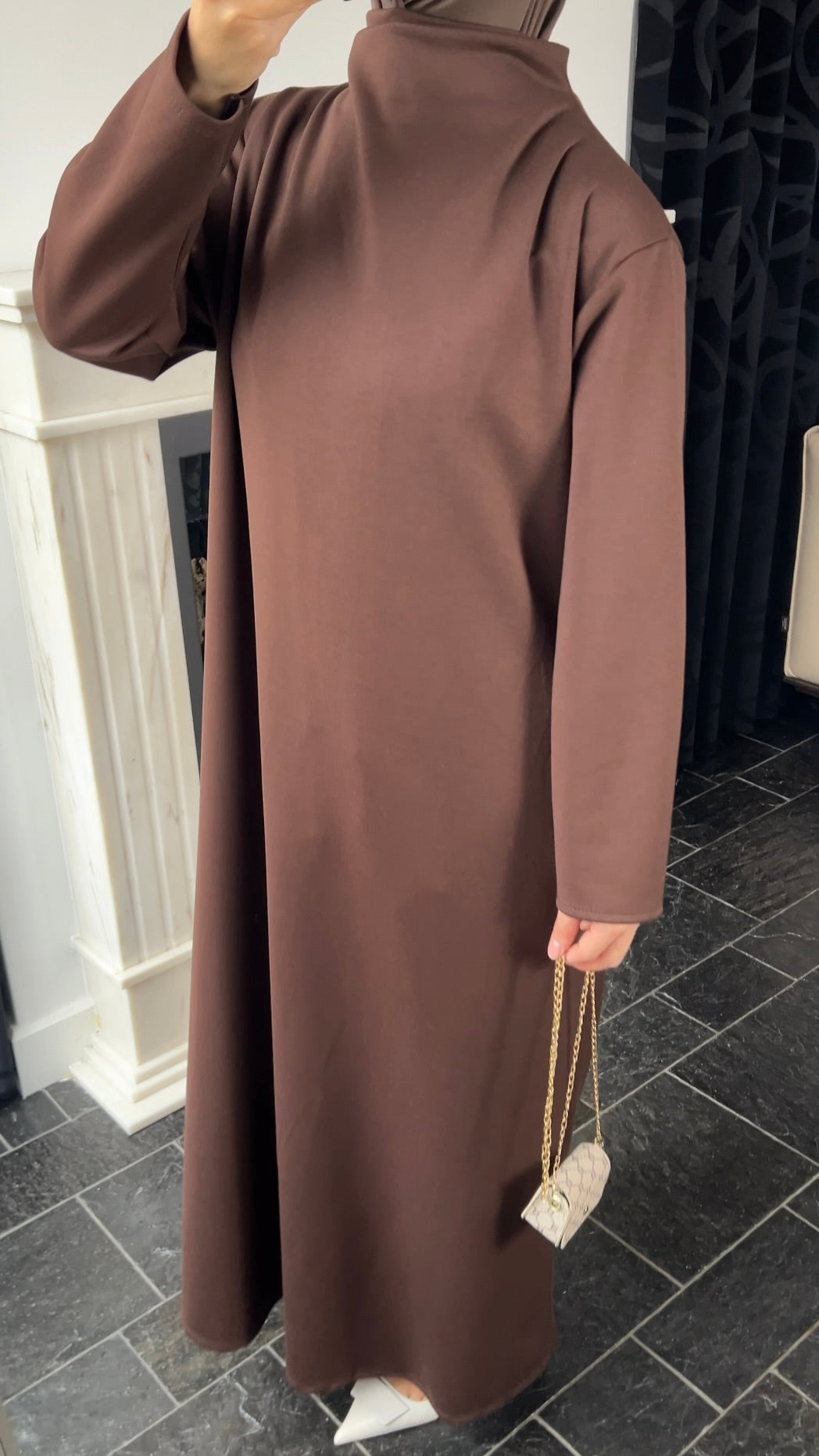 CHOCO COMFY JERSEY DRESS