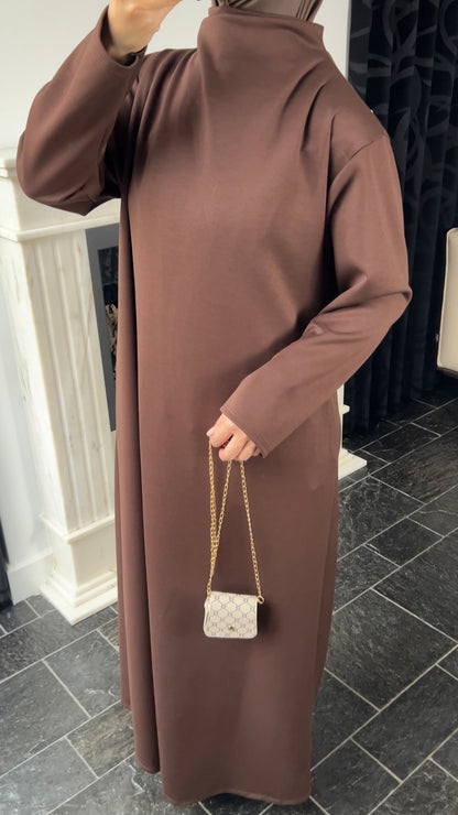 CHOCO COMFY JERSEY DRESS