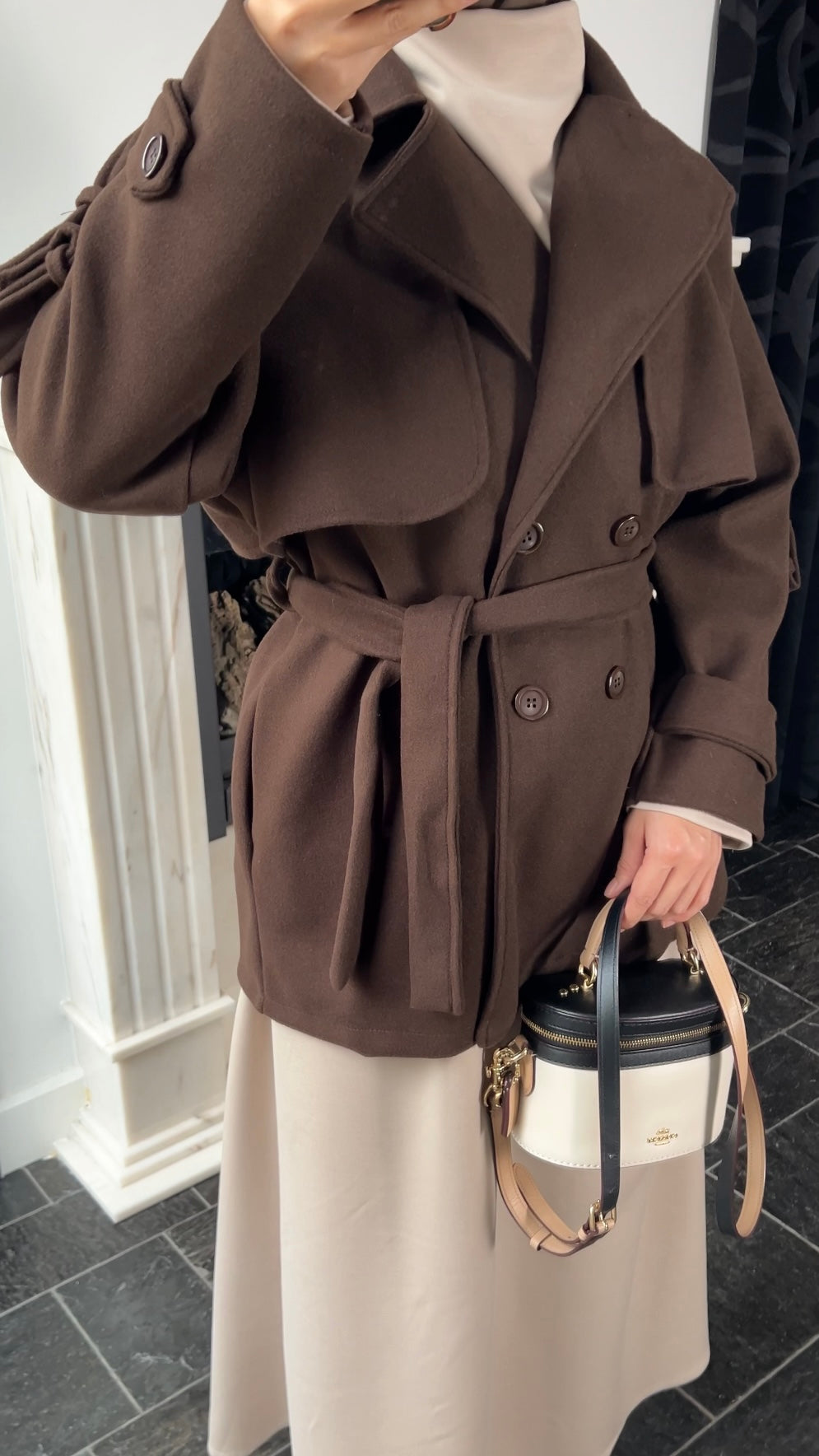 CHOCO MID TRENCHCOAT