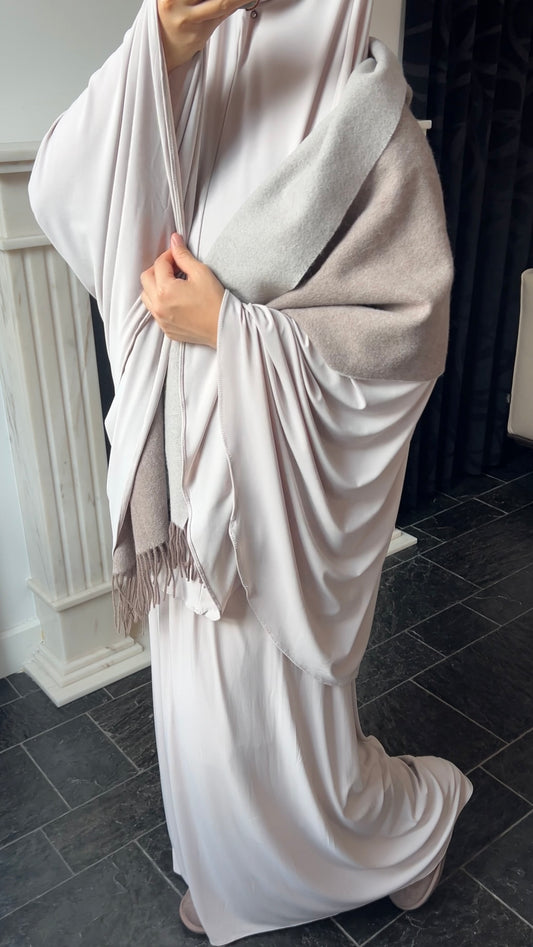 SKIRT KHIMAR SET IVORY WHITE