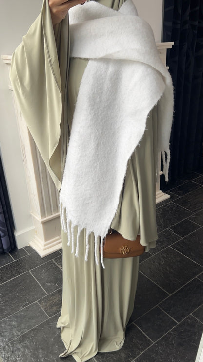 RESTOCKING SOON !! - SKIRT KHIMAR SET LIGHT SAGE GREEN