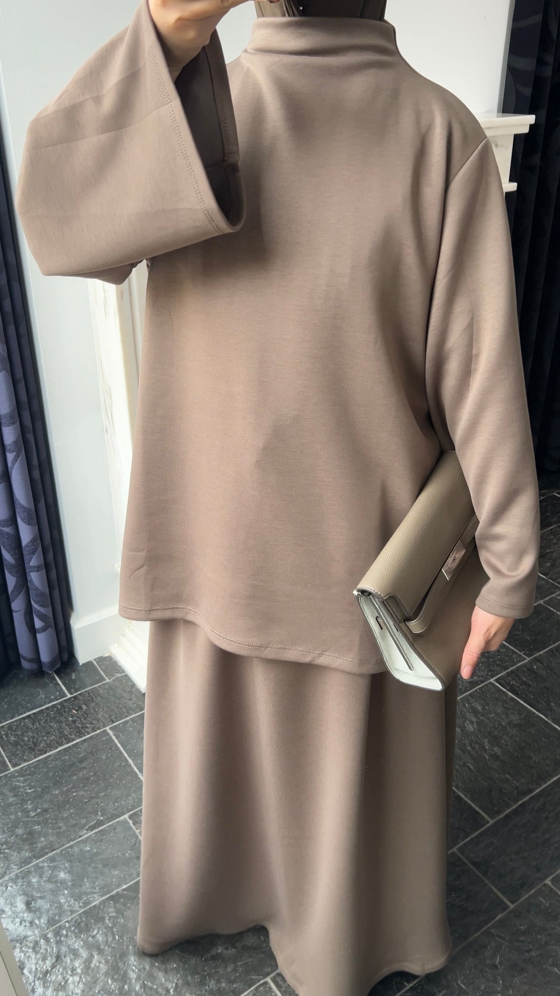 TAUPE BUTTER SET LONG