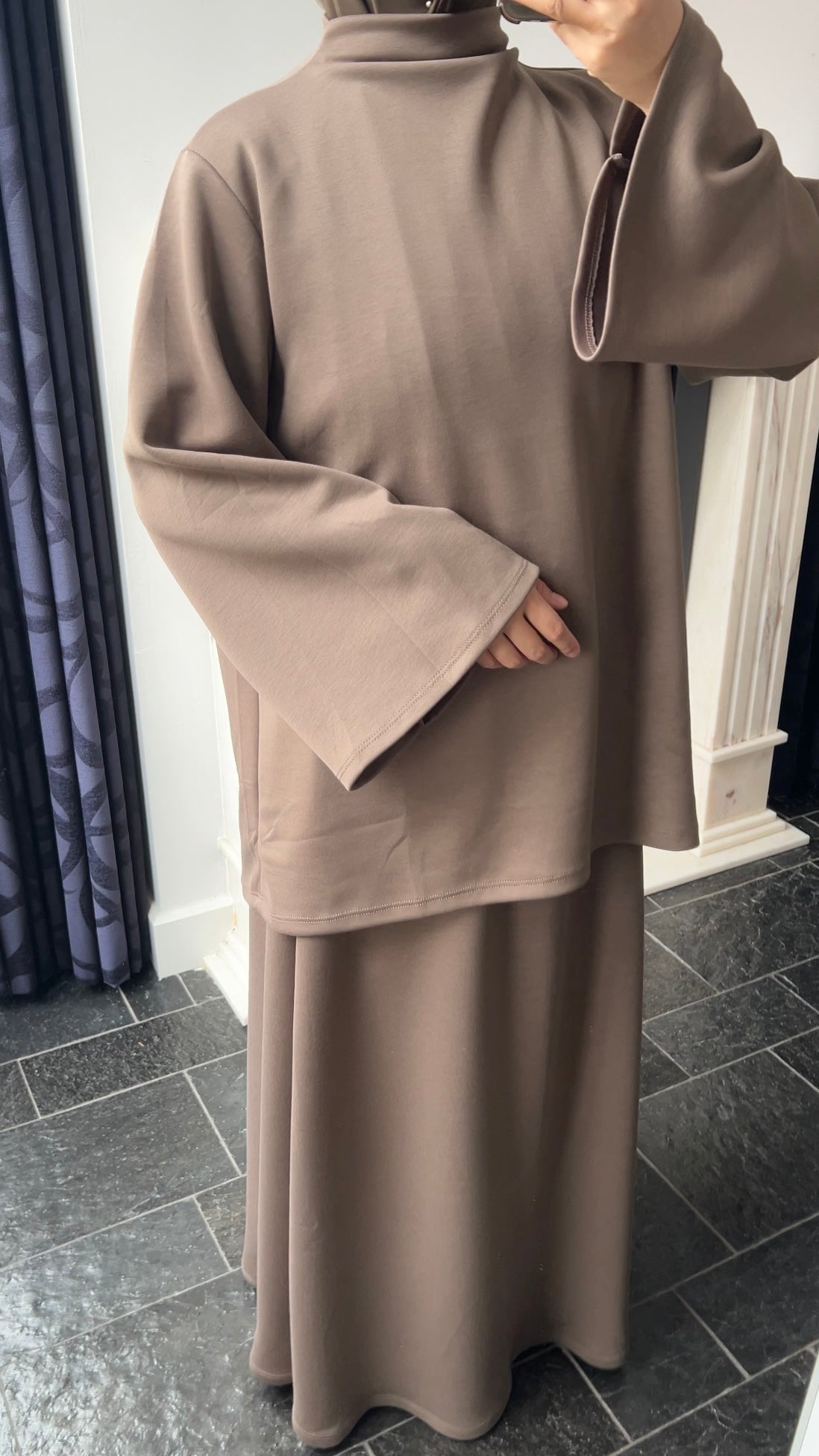 TAUPE BUTTER SET LONG