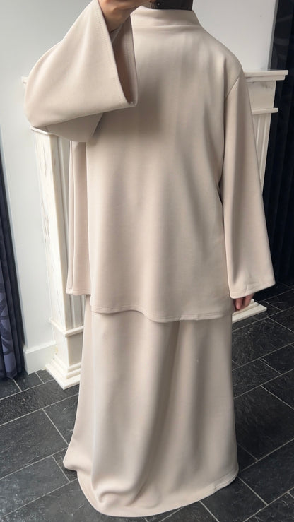 BEIGE BUTTER SET LONG