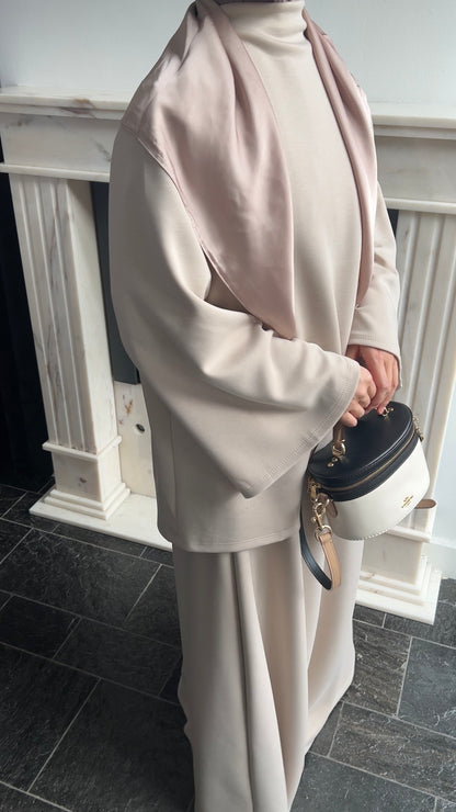 BEIGE BUTTER SET LONG