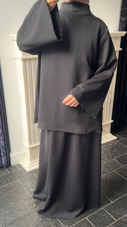 BLACK BUTTER SET LONG