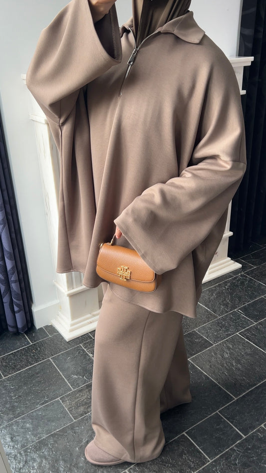 TAUPE ZIP SET