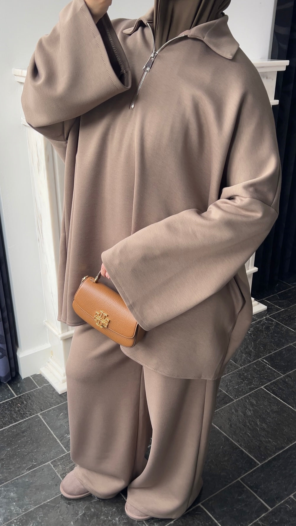 TAUPE ZIP SET