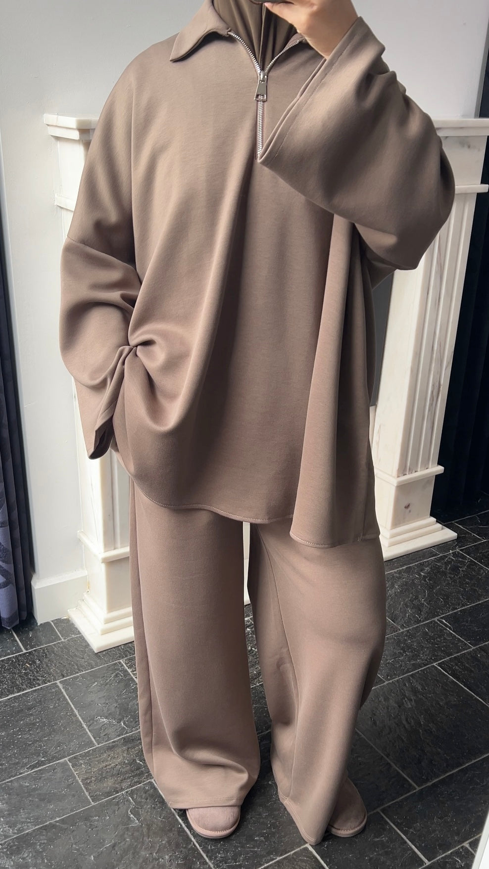 TAUPE ZIP SET