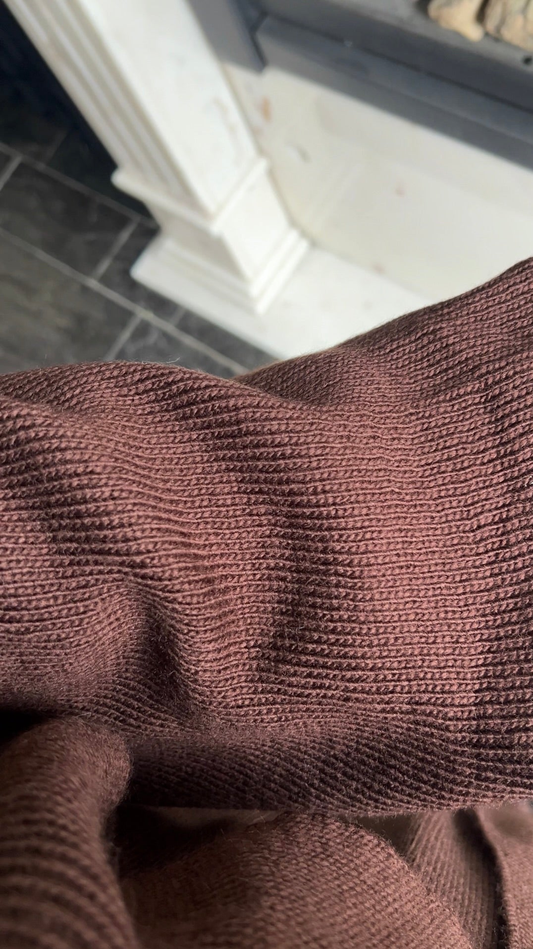 SCARF PONCHO ABAYA CHOCO