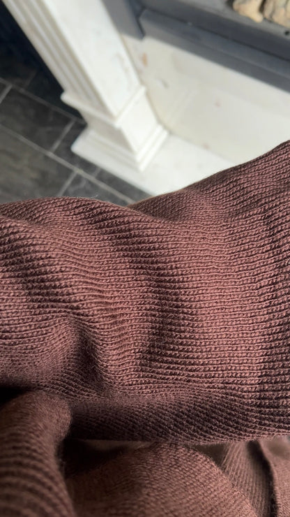 SCARF PONCHO ABAYA CHOCO