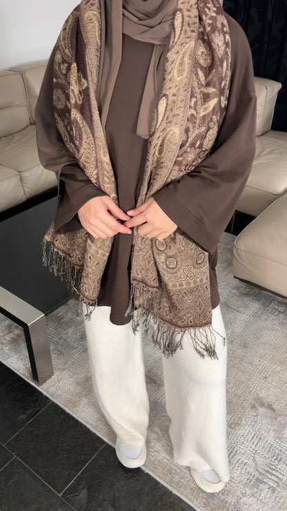 BROWN COTTON LONGSLEEVE