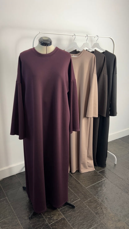 TAUPE BUTTER ABAYA