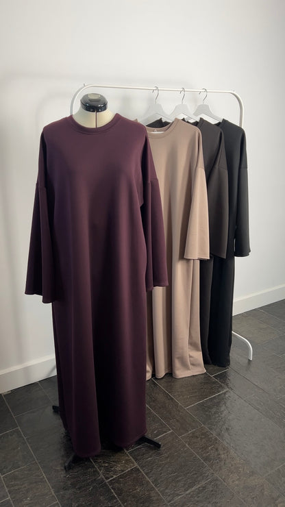 TAUPE BUTTER ABAYA